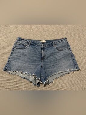 Abercrombie & Fitch Distressed Denim Shorts
